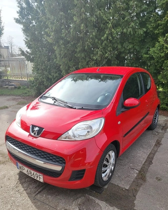 Peugeot 107 cena 8900 przebieg: 104500, rok produkcji 2010 z Płock małe 79